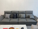 法莎蒂 沙发科技布现代客厅大小户型创意贵妃转角组合乳胶沙发 3.0米双+双 70%选择乳胶海绵坐垫(进口真皮) 实拍图