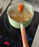 美厨（maxcook）雪平锅 锤纹铝合金不粘奶锅 煮面汤锅宝宝辅食锅 炉灶通用MCJ6118 实拍图