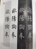 欧阳询九成宫醴泉铭 宋拓李祺本姚孟起邓散木临本杨华临本欧阳询楷书教程 米字格 视频教学 河南美术出版社 实拍图