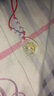 曲美思夜光项链12生肖镶金晶美金水晶十二生肖男女儿童项链发光吊坠饰品 实拍图
