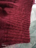 简凡羊绒线6+6 手编羊绒毛线 也可机织 毛线团 围巾毛线球 柔软舒服 贴身穿 19紫红 实拍图