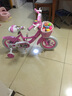 凤凰（Phoenix）儿童自行车3-5-8-10-15岁宝宝单车公主钻石浪漫粉色带辅助轮礼物 【凤凰粉系】梦幻浪漫粉 12寸（适合身高85-100cm） 实拍图