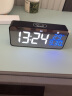 Timess闹钟学生专用起床神器儿童充电智能倒计时器电子桌面超大声时钟 936-B【睿智版珍珠黑】 (倒计时+温度+日期)充电款 晒单实拍图