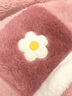 多妙屋儿童睡袍女童睡衣珊瑚绒秋冬加绒法兰绒家居服 99089粉色 150cm 实拍图
