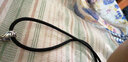 手工编织文玩项链绳子男女吊坠挂绳翡翠玉佩坠粗绳 质朴4mm粗 全黑 固定65厘米 实拍图