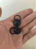 Masentek ES25耳机塞耳帽 适用于华为B5/B3/B2/B6/B7手环 HUAWEI耳套硅胶套运动防滑防掉落配件 黑小号1对 实拍图