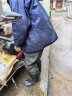 熊火路亚下水裤水库雨裤防水衣服带雨鞋半身连体水裤男叉抓鱼全身加厚 军绿色85丝下水裤 42 实拍图