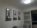 夏洛美家餐厅装饰画现代简约饭厅壁画客厅挂画轻奢手工3d立体沙发背景墙画 幸运星（晶瓷版） 40x80cm三联画 实拍图