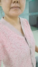 德玛纳小香风节子纱线衫优雅短袖开衫V领针织衫女上衣 浅桃粉 XL  实拍图