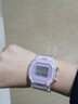 美芙仁 手表女ins风少女可爱韩版简约高中学生表独角兽方形防水数字电子 5号透明紫色 手表简装 实拍图
