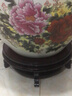 伊莲鱼缸花瓶高脚底座陶瓷木质制木托树脂瓷器奇石工艺品花盆架子摆件 直径46CM高17.5cm左右 实拍图