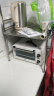 崎菲家居 微波炉架子厨房置物架不锈钢落地烤箱架厨房用品收纳架 单层45CM长  721D 实拍图