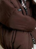 真维斯女装棉服外套冬季新款女式棉衣外套简洁大方保暖立领LE 黑色8010 165/88A/L 实拍图
