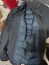 罗蒙冬季羽绒服男士轻薄商务冬装中年风衣翻领爸爸装行政夹克外套 Y219上青色拉链款【可拆卸内胆】 2XL 185/建议155-175斤穿 实拍图