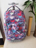 京商（Kyosho）日本拉杆书包小学生男孩女生儿童大容量防水可爬楼初中双肩包可背 18寸爱心涂鸦（3年级以上适用） 实拍图