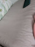 皮尔卡丹真丝枕套19姆米 100%桑蚕丝枕头套单人成人纯色枕芯套 灰 单只装 实拍图