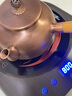 容山堂侧把铜壶手工泡茶烧水壶加厚煮茶壶家用木把煮茶壶功夫茶具煮茶器 祥云款+小悦黑胡桃电陶炉套装 实拍图