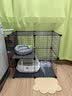 蔻丝猫笼子家用室内幼猫别墅省空间小型自由拼接小猫笼 小号-74*37*37-幼猫推荐 基础款：可DIY裸笼 实拍图