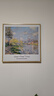 梵高莫奈原木风小清新装饰挂画世界名画客厅餐厅小众油画 O款莫奈《塞纳河畔的春天》 50*50cm 原木色木纹框+油画布 实拍图
