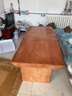 实木大板茶桌椅客厅原木整板新中式办公室功夫茶台茶桌一体一整套 工字脚-平面款[原木整板] 1.6米桌+1围椅+4月牙椅+茶水柜 实拍图