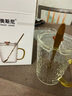 美斯尼 马克杯玻璃茶杯茶具套装茶水杯子锤纹泡花茶水杯咖啡牛奶果汁杯加厚带把手盖子勺子女男士耐热 马克杯 实拍图