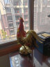 吉善缘 《黄金袋》铜鸡摆件 大公鸡金鸡客厅酒柜办公室乔迁开业工艺礼品 高46cm（金色） 晒单实拍图