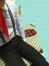 ELPA 韩版儿童背带夹宝宝吊裤带春秋季男童女童四夹背带韩国吊裤夹 黑红条（适合145-170cm） 实拍图