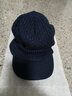 Siggi 帽子男秋冬天潮帅气羊毛毛线帽针织帽加厚保暖护耳帽冬帽 藏青色 约59-62CM 实拍图