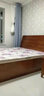 南宜（Nanyi）胡桃木实木床双人床现代中式简约经济型高箱储物床卧室家具8518 高箱床+1个床头柜 【普通橡胶木款】1.8*2.0米 实拍图