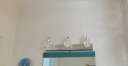 樱冠（SERULA） LED镜前灯可免打孔双头/三头四头现代镜柜灯不锈钢浴室卫生间灯化妆壁灯 三头-暖光(46cm) 晒单实拍图