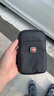 PAUKAOT维士运动腰包穿皮带情人节手机包多功能迷你小挂包腰带包手机腰包 黑色 单层款5.5寸(高16*宽10)  实拍图
