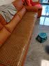 蜜舍沙发垫夏季冰垫沙发凉席垫子麻将竹椅垫组合沙发防滑坐垫定做贵妃 窄边碳烤色(双牛筋防滑底) 55*220cm 实拍图