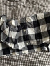 MUJI 女式 新疆棉 轻量法兰绒 罩衫 W9AC507 黑色X格子 M 实拍图