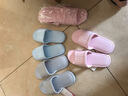 惠夫人 拖鞋女夏软底防滑浴室家用情侣洗澡室内凉拖鞋男EVA轻便家居 粉色+浅灰 36-37码+40-41码 实拍图