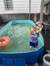 西哈泳士免充气折叠儿童游泳池家用室外小孩婴儿游泳桶成人大型户外支架 4米【入门套餐】免充气泳池 实拍图