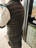 鸭鸭冬季新款女装时尚羽绒马甲女短款轻薄马夹坎肩立领休闲气质背心K 黑色 2XL 实拍图