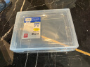 得力(deli)档案盒 35mm塑料文件盒 时尚简约彩透系列 A4财务及试卷收纳 透明63210 实拍图
