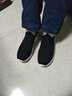 VERNOUILLET一脚蹬男女鞋多运动走路男鞋春季不系带网面鞋轻便飞织大码针织鞋 黑白（标准款） 39 实拍图