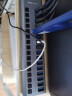阿卡西斯 USB3.0扩展坞分线器HUB拓展坞 高速扩展笔记本台式电脑接口一拖十集线器带供电源适配器 16口USB3.0可分控【铝合金款配电源】灰 实拍图
