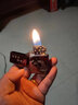 ZiPPO 煤油打火机 个性DIY照片  免费刻照片 私人定制 刻字 礼物 美国原装送男士生日礼物 紫冰（需定制的联系客服 不联系发标志A） 实拍图