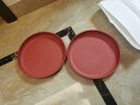 花神探（HUASHENTAN）圆形花盆垫底托盘 家用接水盘加厚塑料花盘托盘 室内花托底盘 3502砖红托盘(超大) 实拍图