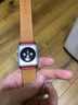 istrap苹果手表表带真皮爱马仕同款牛皮适用apple watch表带S10/9/8/7/6/5/SE男女士iWatch ultra2手表带 红色表带丨黑色配件 38MM【适用iWatch1/2/3 实拍图