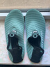 劳拉之星（LARASTAR）0084室内健身鞋运动鞋女瑜伽鞋舞蹈跳绳鞋居家防滑软底静音训练鞋 石青绿【尺码偏小请拍大一码】 40 -41 实拍图