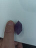 唯誠天然乌拉圭紫水晶双尖柱子紫水晶六棱柱摆件原石可打孔紫色吊坠 深紫3-4厘米左右 实拍图