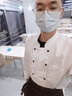耐典厨师工作服男女长袖酒店餐饮后厨食堂烘焙秋款厨师服单上衣 3XL 实拍图