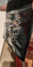 【女神礼】布兰琪Blanche水晶耳环波西米亚风格耳坠时尚耳钉女气质个性夸张款饰品奢华大气优雅银针 蓝紫色 晒单实拍图