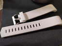 例米 适用Fitbit Charge 2代手环腕带 智能手表表带硅胶运动版 白色 实拍图