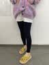DAPHNE达芙妮田园风编织坡跟凉拖女2026夏季新款外穿防滑一字带拖鞋 米色 跟高7cm 36 (230mm) 实拍图