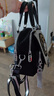 伯姿莉（BAIZILI）轻奢品牌真皮包包女包时尚百搭休闲双肩包女士高级感出游旅行背包 黑色（专柜礼盒套装） 实拍图