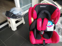REEBABY儿童安全座椅汽车用ISOFIX接口0-12岁婴儿宝宝车载可坐躺 莱特红isofix款 实拍图